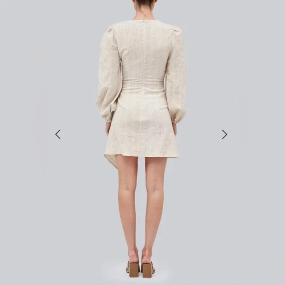 THE FIFTH LABEL WOMENS LINEN MINI DRESS SIZE 12 - Picture 2 of 3